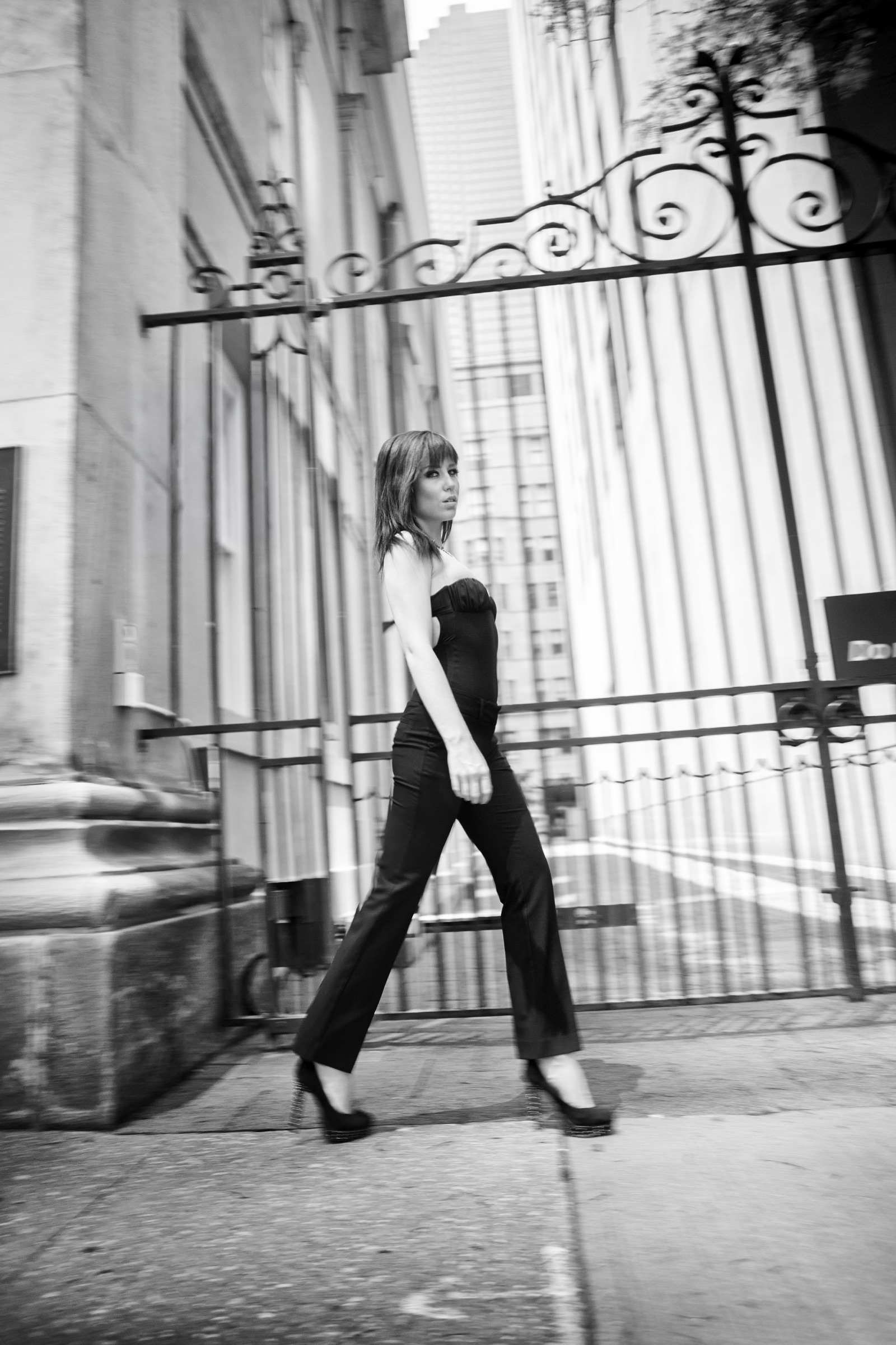 Krystal en mouvement dans les rues de Toronto